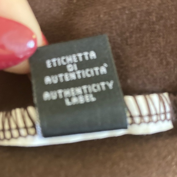 Versace Jeans Couture Velvet Burnout Detailed Long Sleeve Shirt Brown Blue Men’s - Picture 5 of 9